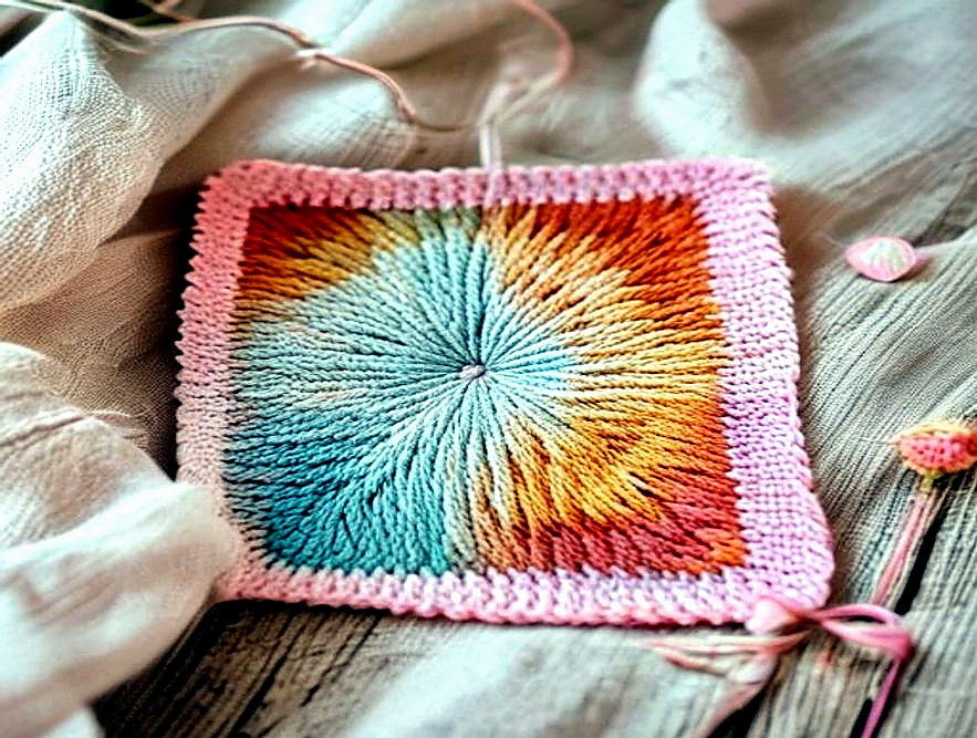 Enhanced finished Beginner Granny Square finished project photo