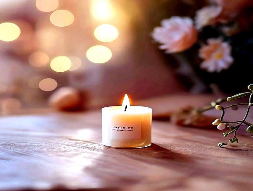 Enhanced finished Candle Care Mini Card finished project photo
