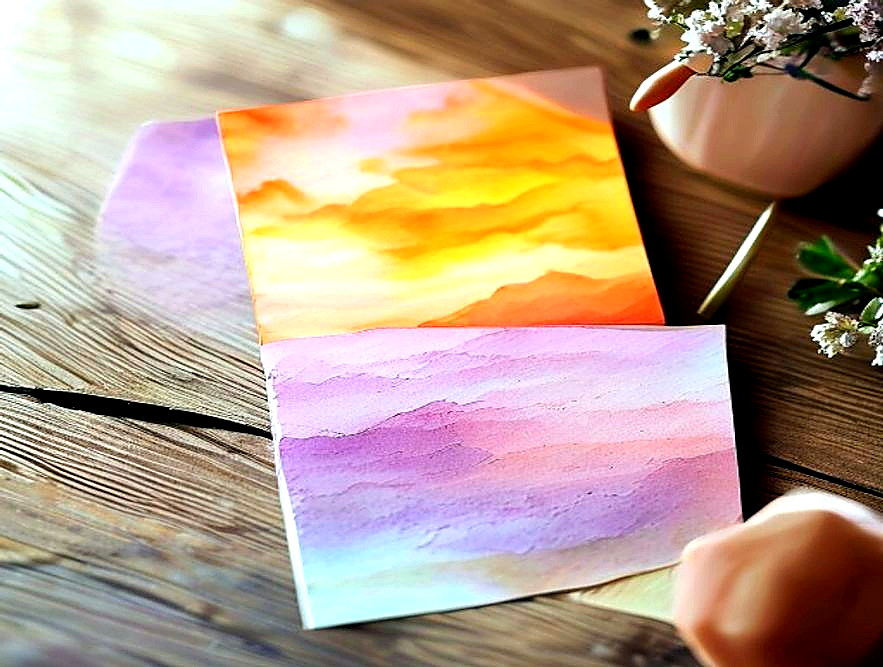 Enhanced finished Sunset Color Swatch finished project photo