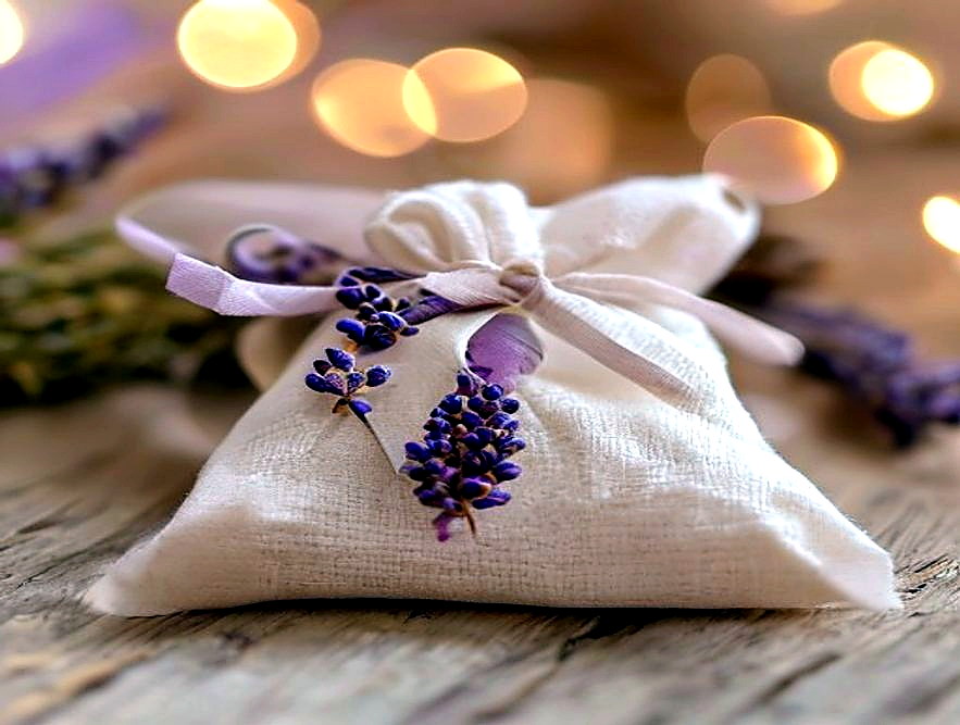 Enhanced finished Tiny Lavender Sachet finished project photo